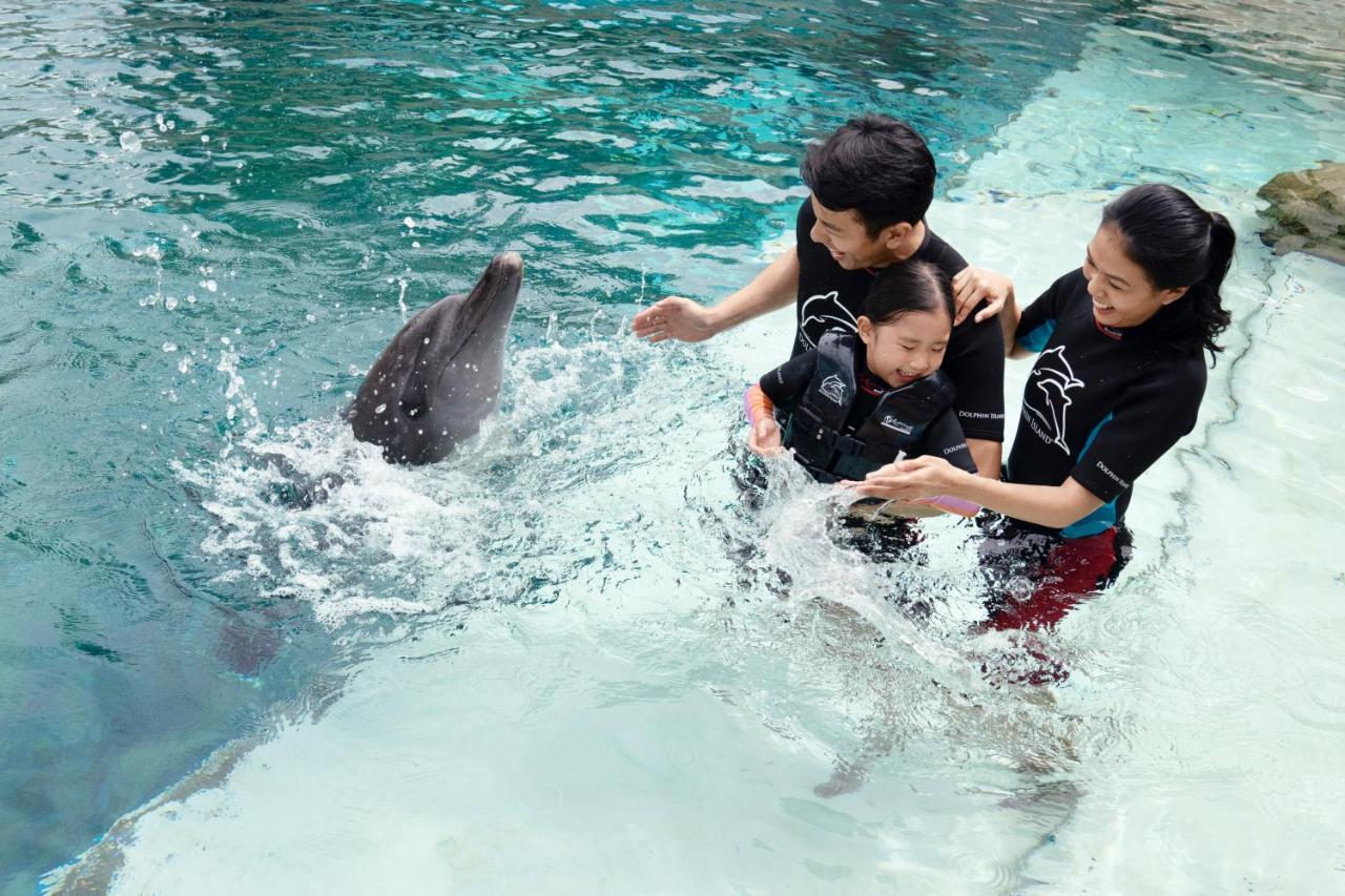 Resorts World Sentosa - Hotel Singapur Exterior foto Dolphin Interaction