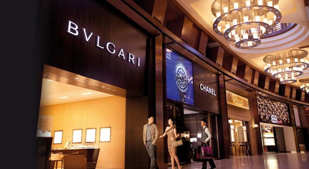 Resorts World Sentosa - Hotel Singapur Exterior foto BVLGARI store in Marina Bay Sands