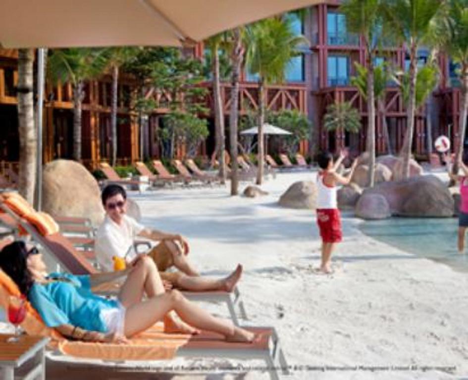 Resorts World Sentosa - Hotel Singapur Exterior foto The beach at the Atlantis Paradise Island