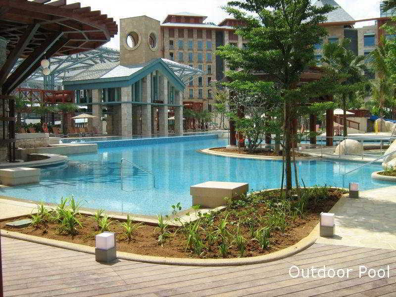 Resorts World Sentosa - Hotel Singapur Exterior foto Outdoor Pool