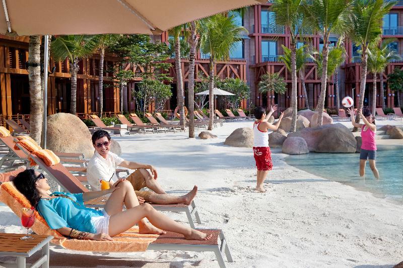 Resorts World Sentosa - Hotel Singapur Exterior foto The beach at the Atlantis Paradise Island